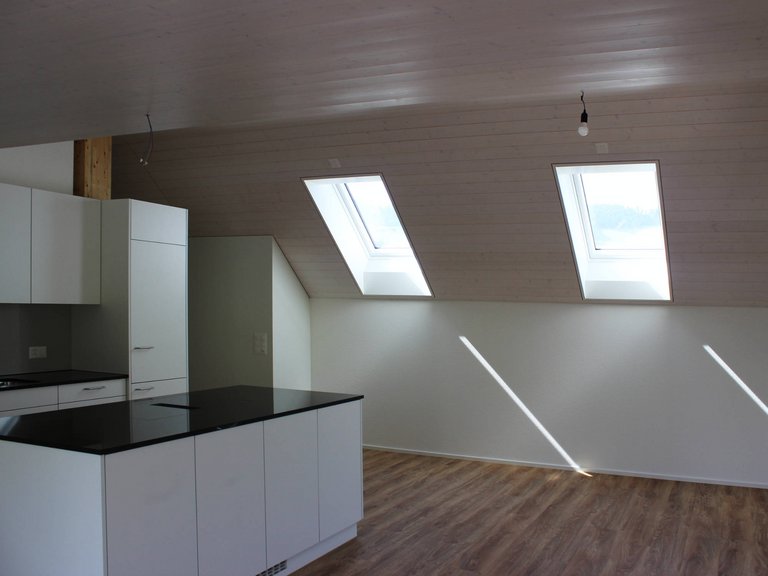 Deckenverkleidung - Wohnsiedlung Lindehof, Schüpfheim