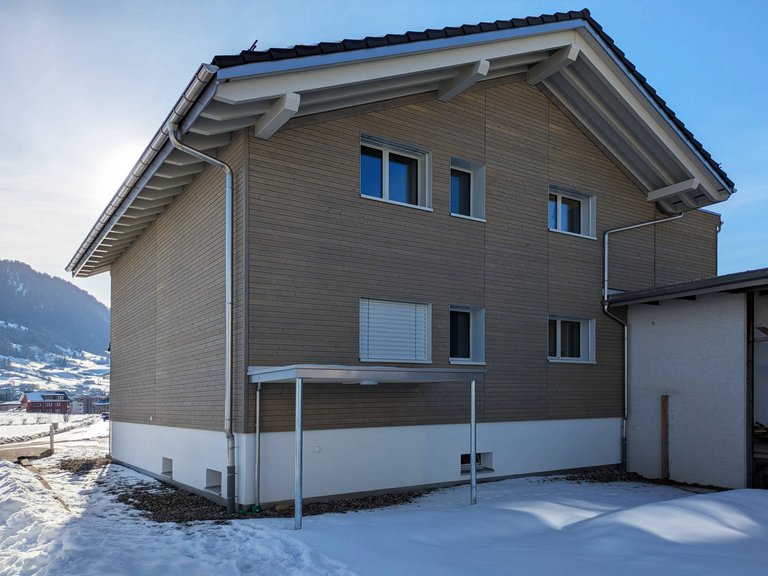 Nordwest-Fassade- Einfamilienhaus, Schüpfheim