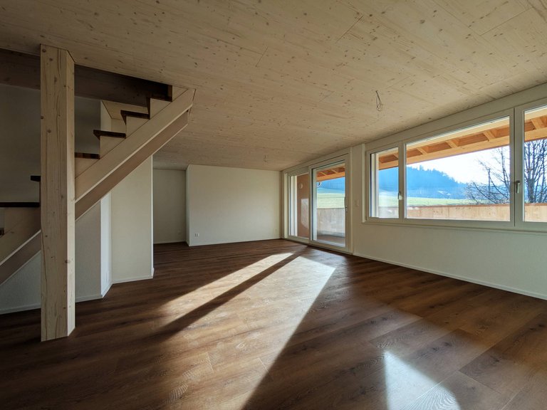Wohnzimmer - Zweifamilienhaus, Escholzmatt